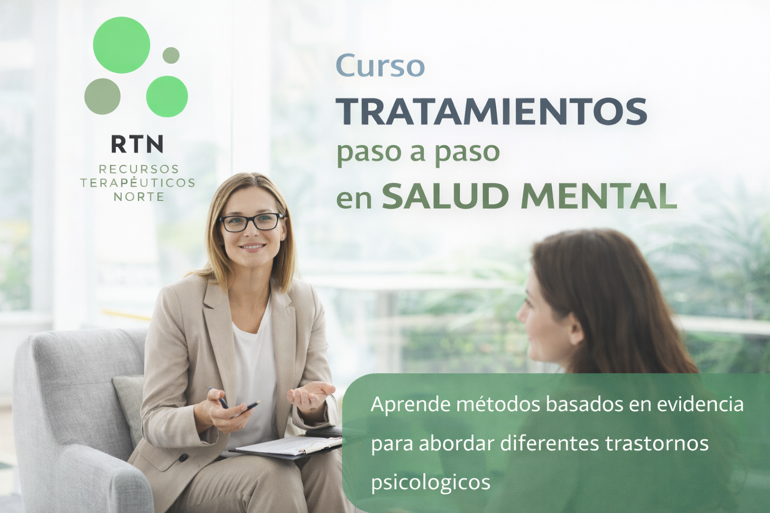 Tratamiento paso a paso en salud mental